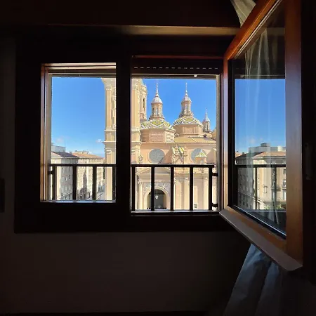 شقة Vtz El Balcon A La Basilica I - Vistas Inmejorables A La Basilica Del Pilar!