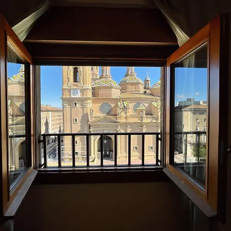 شقة Vtz El Balcon A La Basilica I - Vistas Inmejorables A La Basilica Del Pilar! *